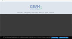 Desktop Screenshot of gardenwildlifehealth.org